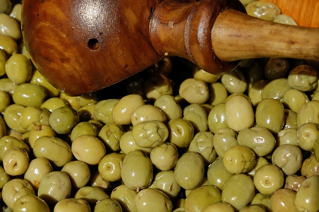zelené olivy