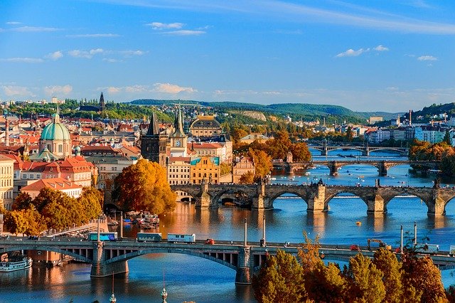 panorama Prahy – mosty
